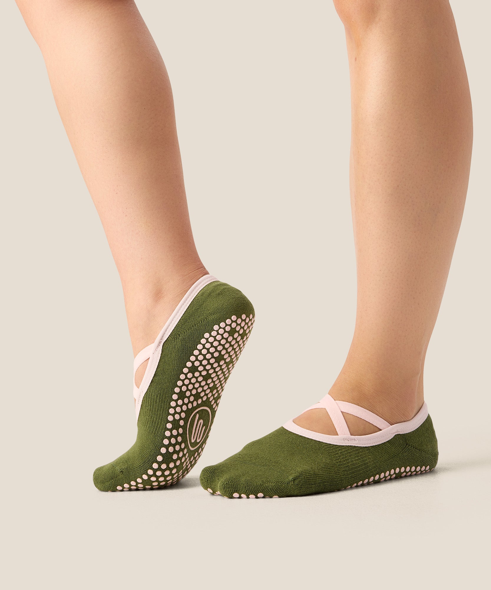 Ballet Grip Socks - Pine