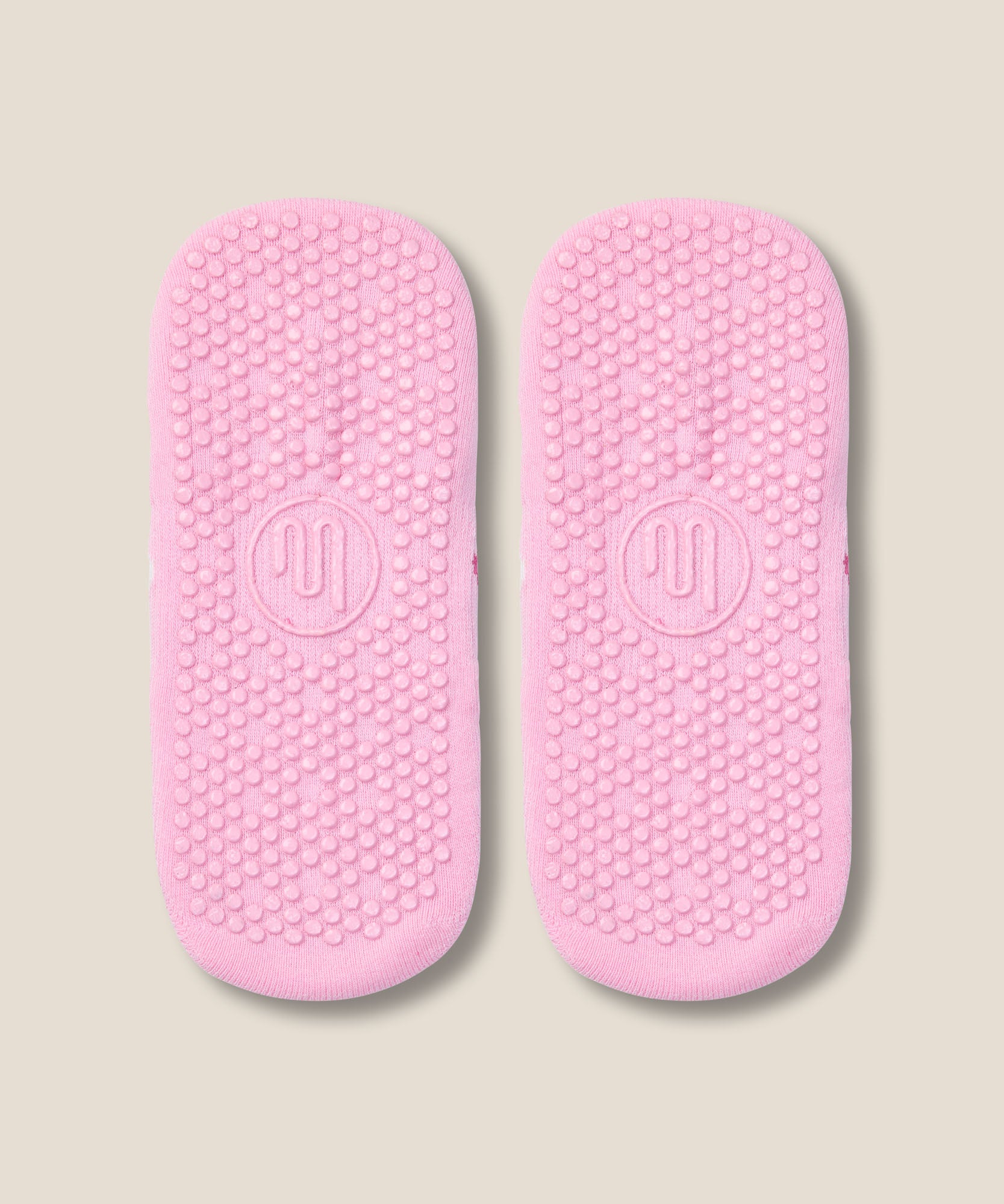 Ballet Grip Socks - Pink Argyle