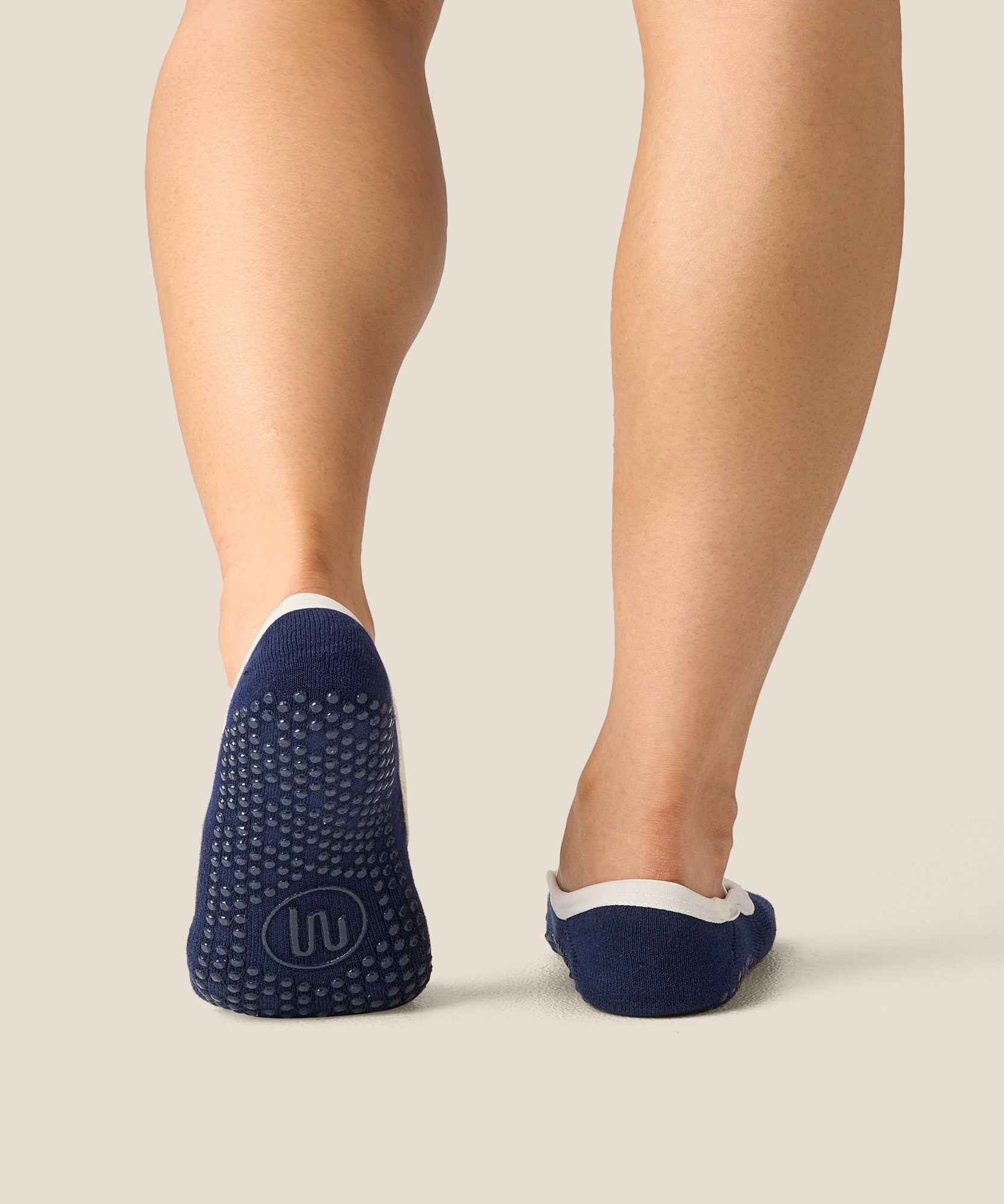 Ballet Grip Socks - Cross Navy