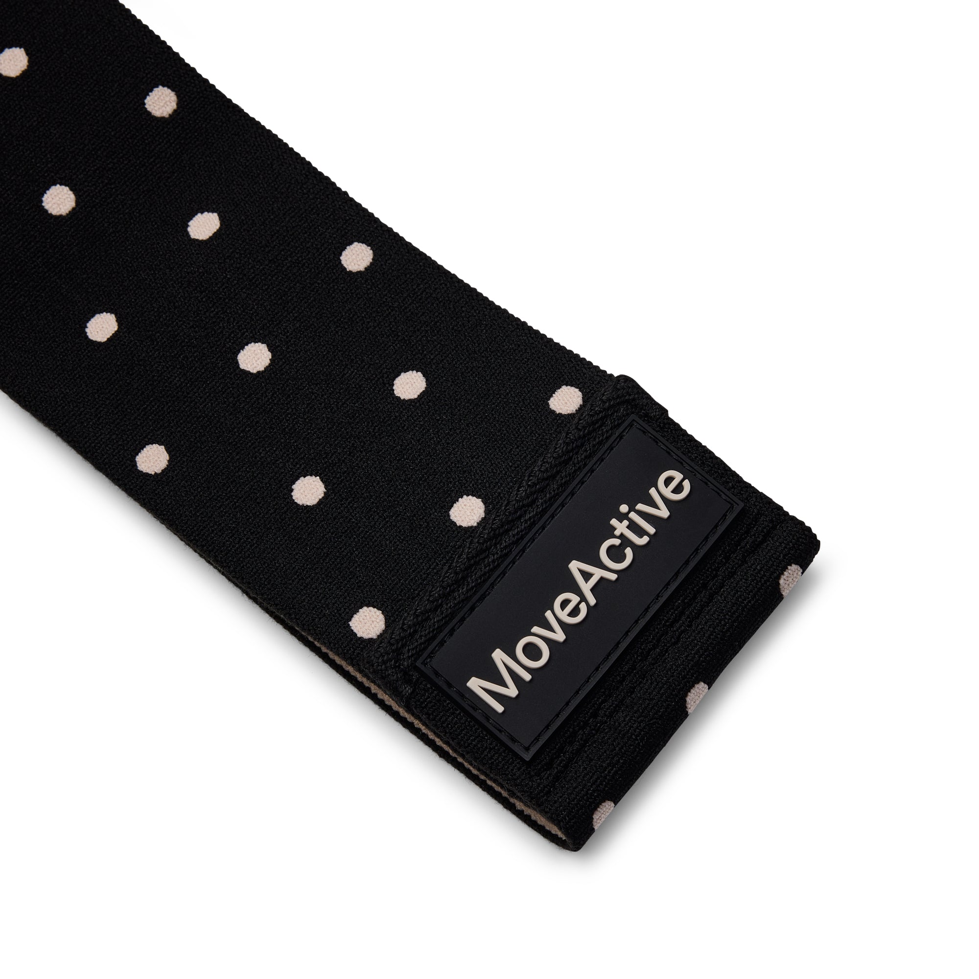 Medium Resistance Band - Black Polka Dots