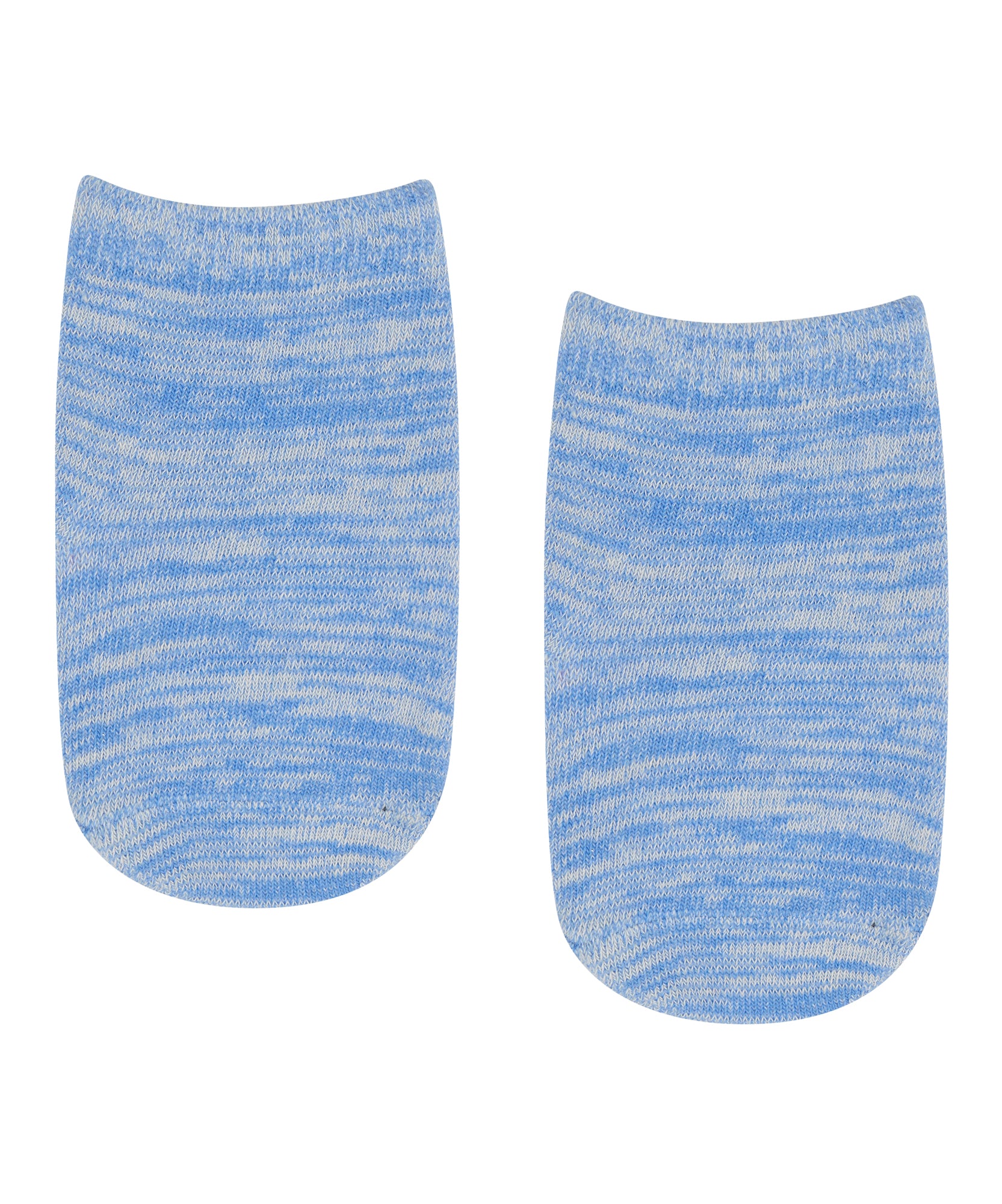 Baby Non Slip Grip Socks - Blue Heather.