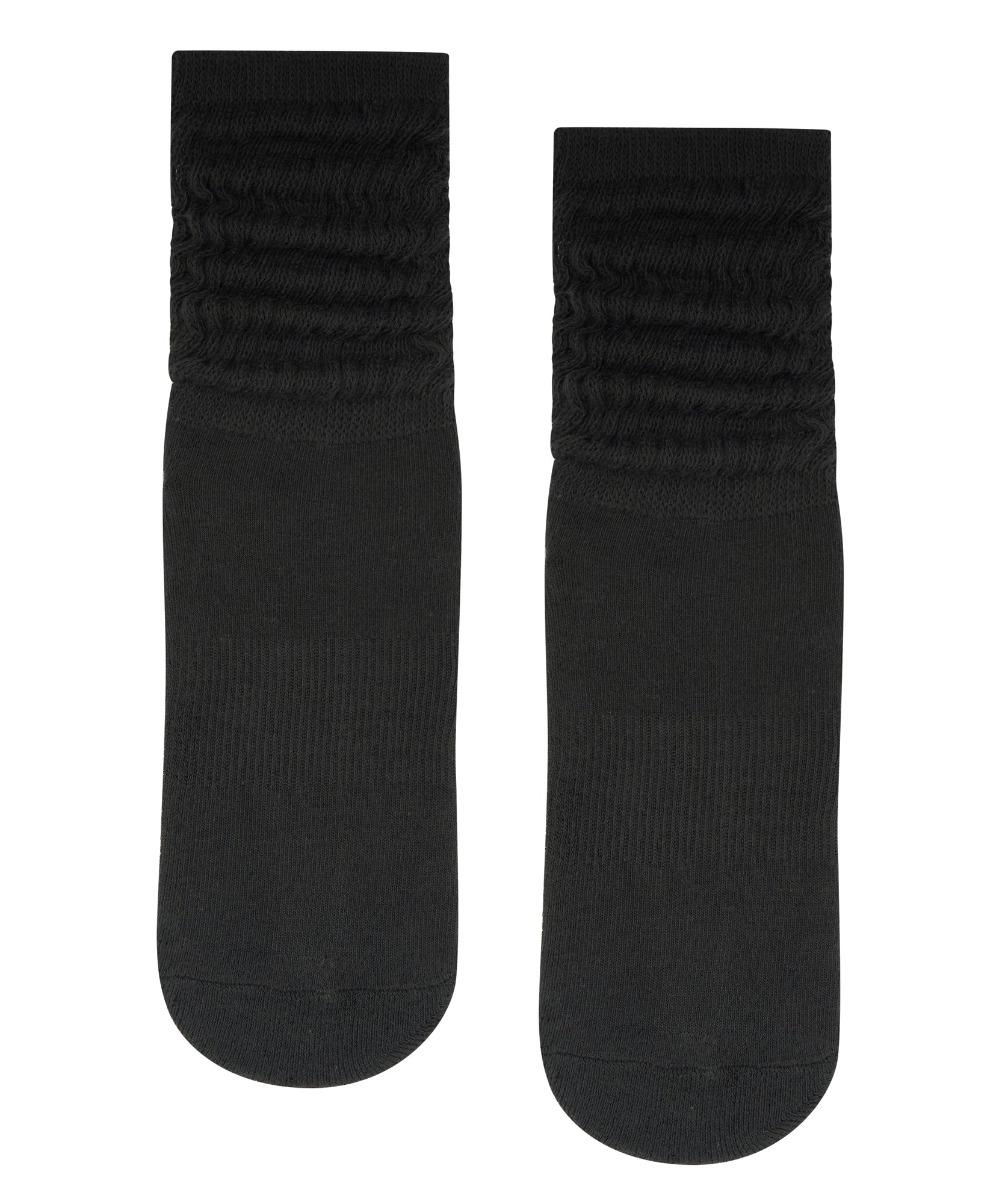 Scrunch Non Slip Grip Socks - Charcoal.