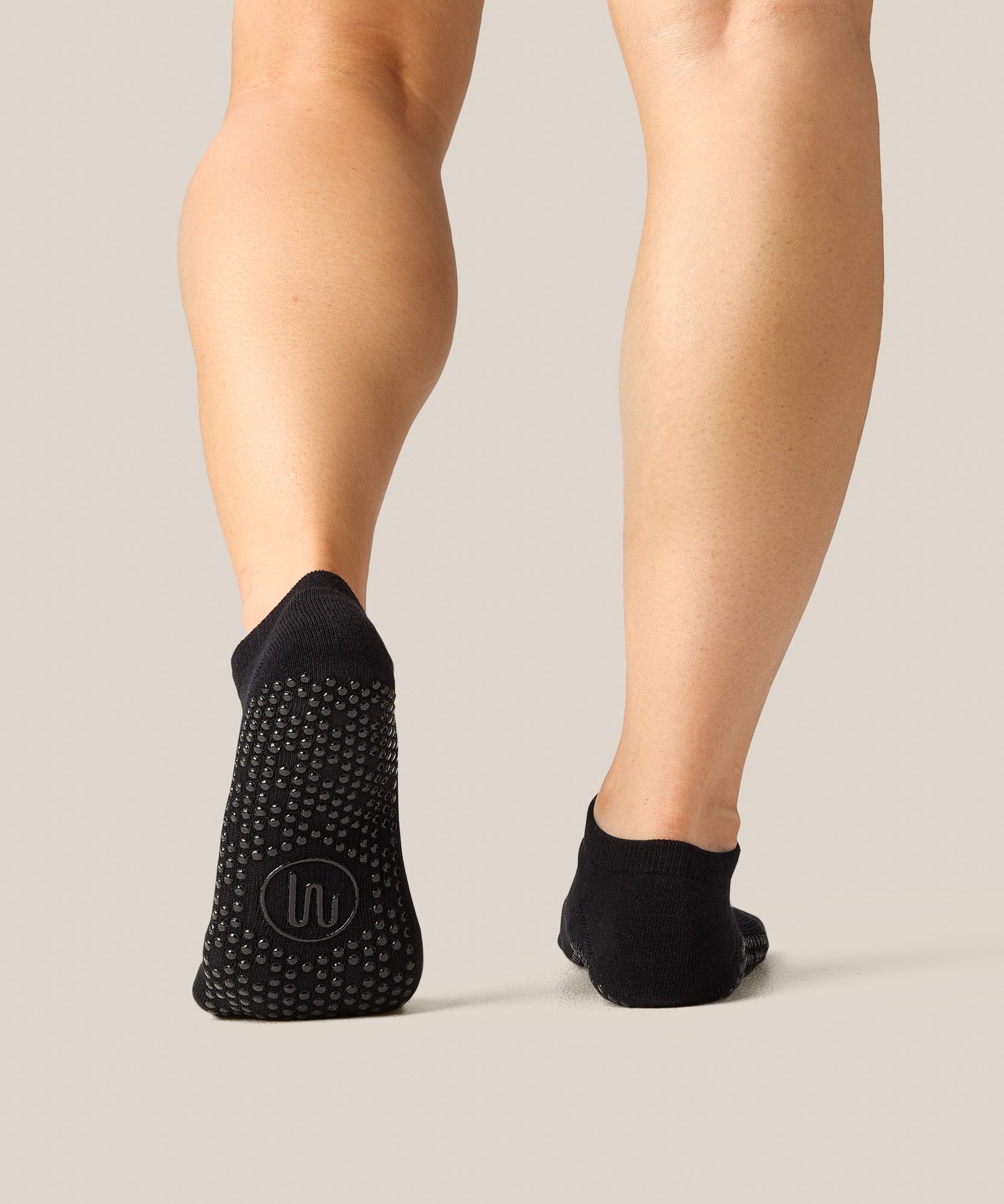 Low Rise Grip Socks - Black