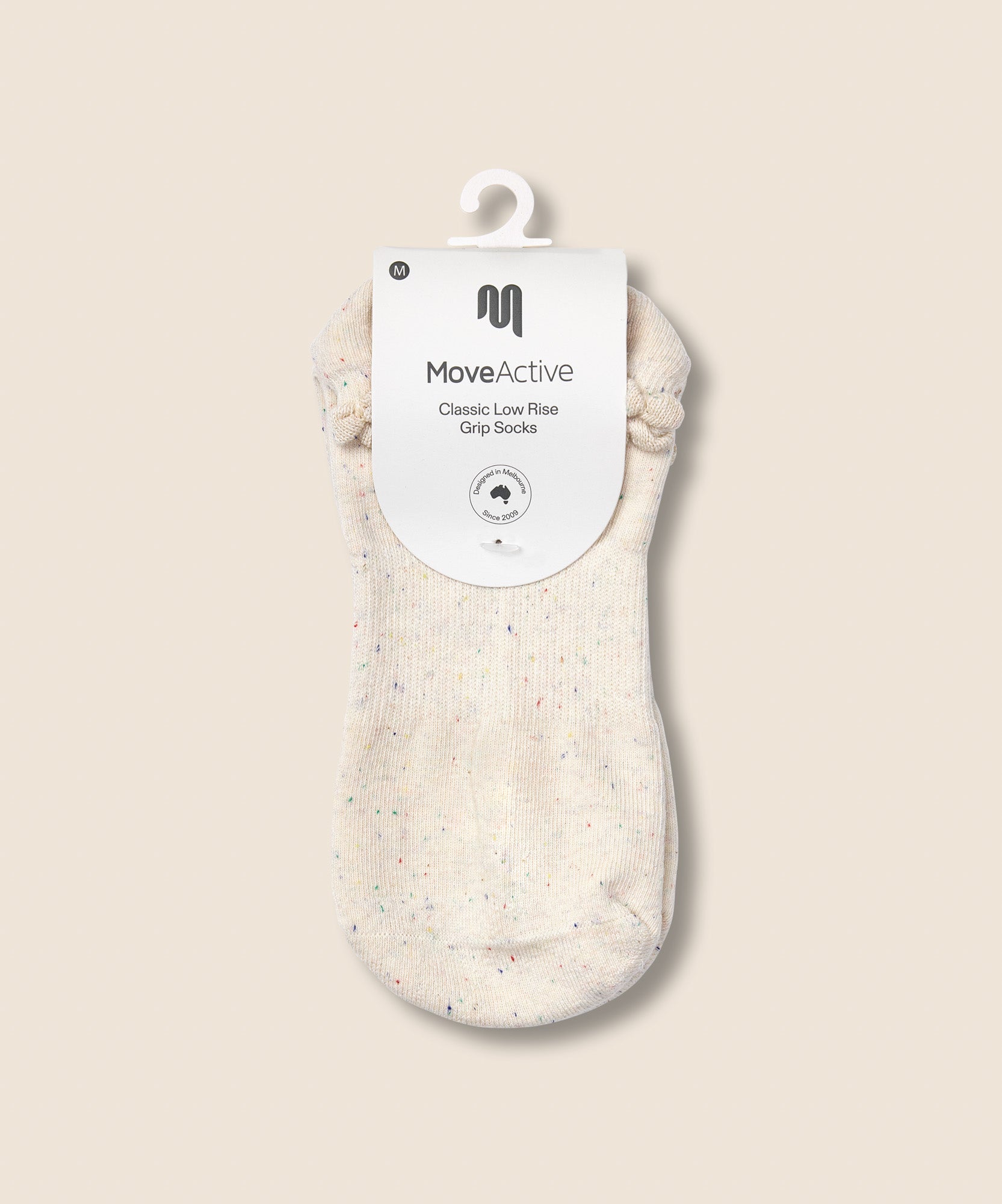 Classic Low Rise Grip Socks - Love Confetti