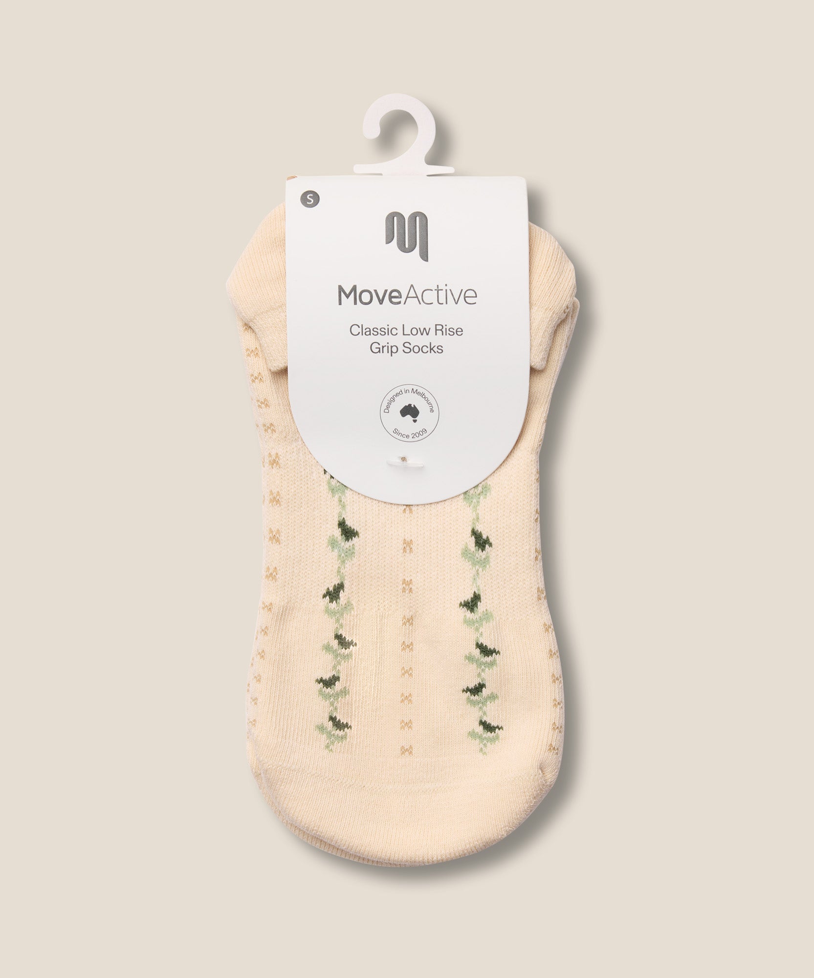 Low Rise Grip Socks - Wildflower Vine