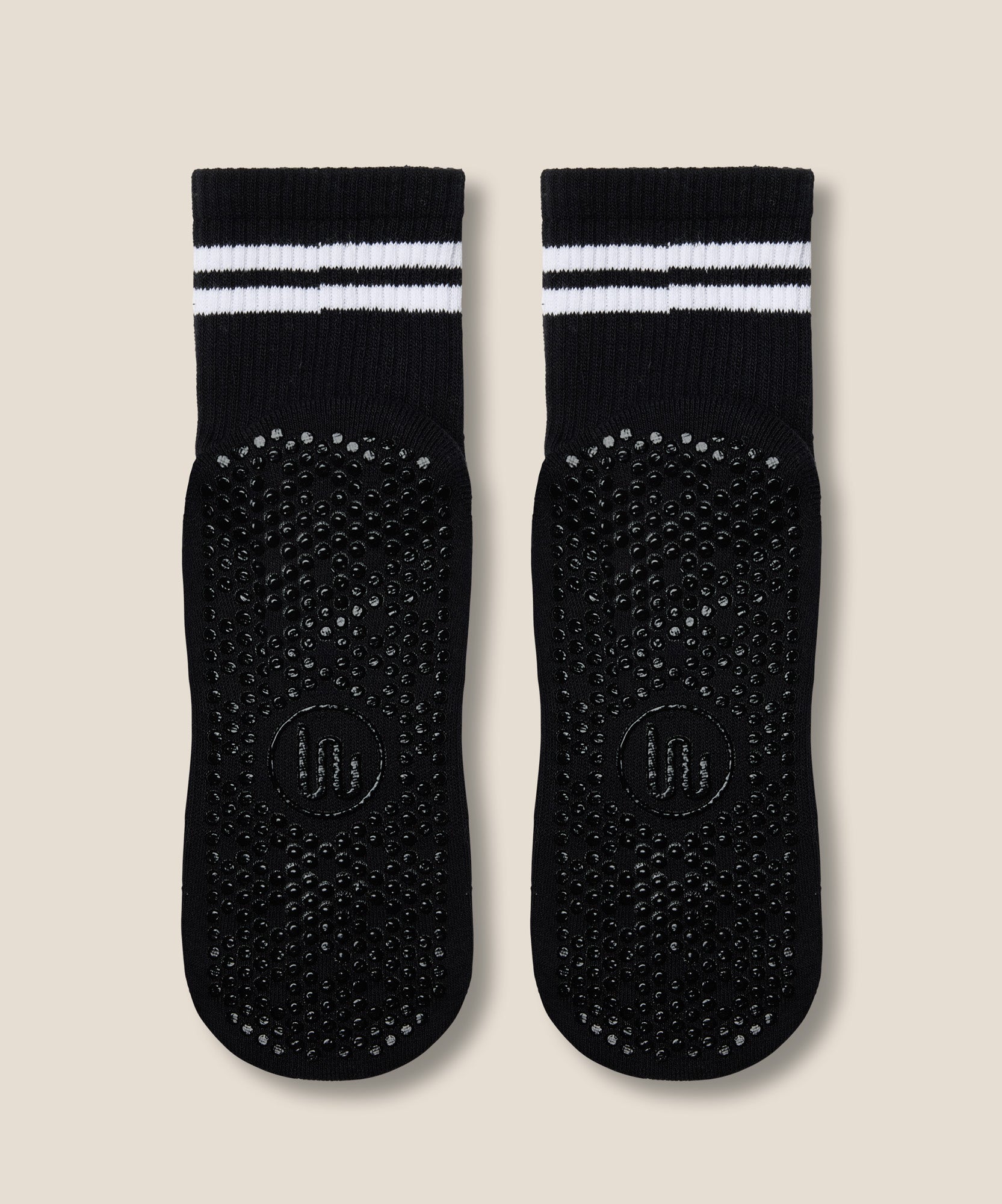 Crew Grip Socks - Sporty Stripe Black