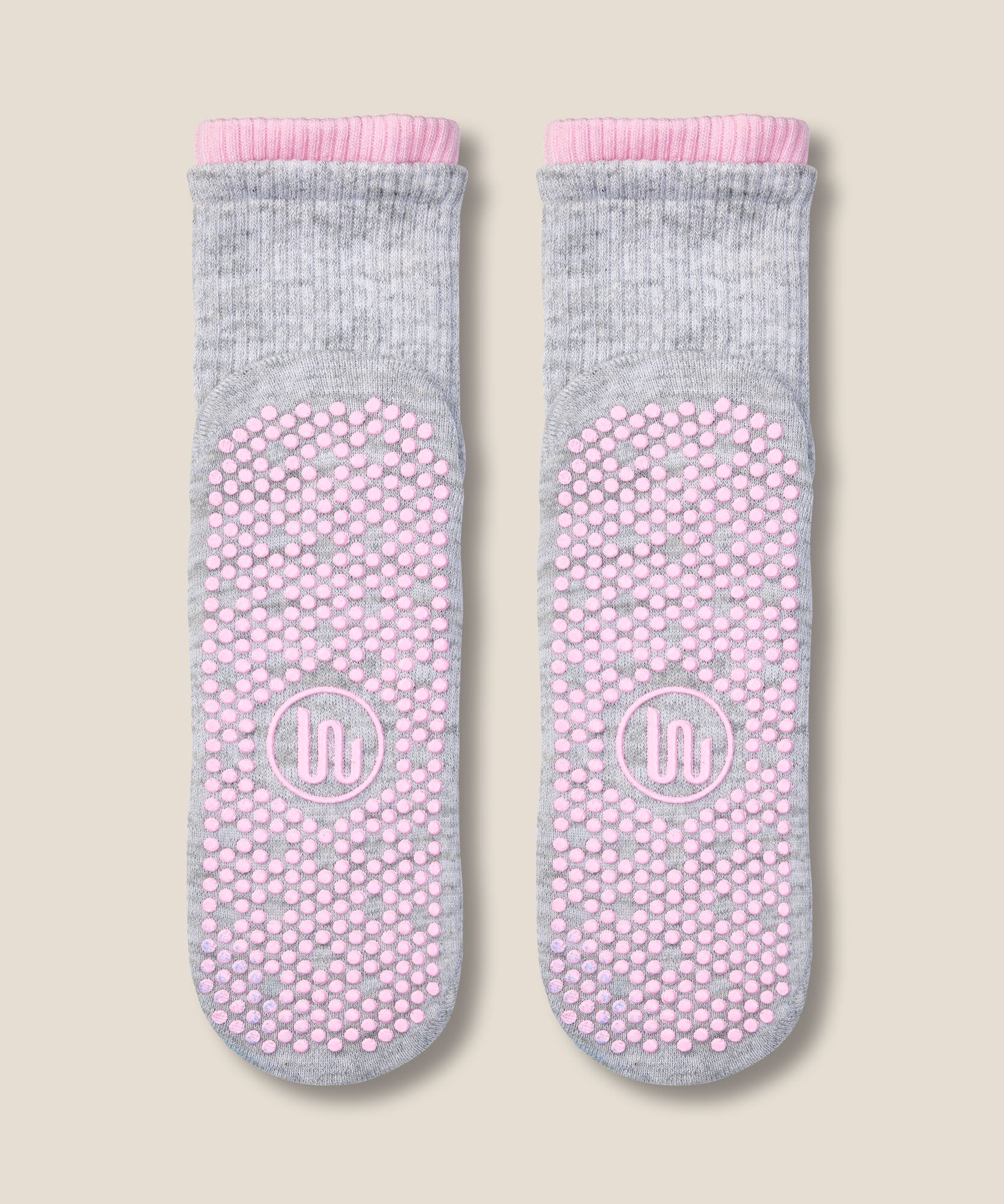 Crew Grip Socks - Layer Grey