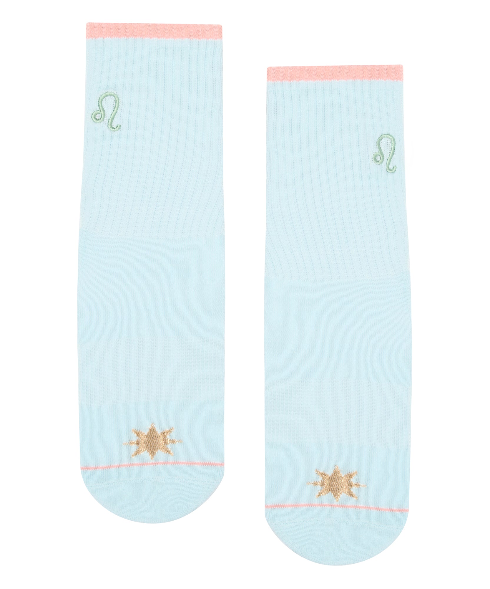 Crew Non Slip Grip Socks - Leo.