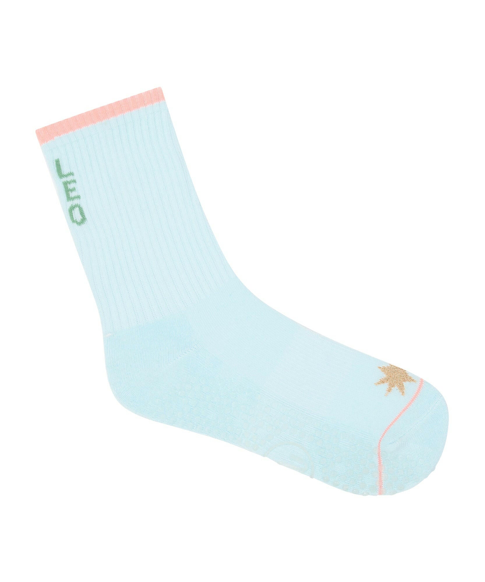 Crew Non Slip Grip Socks - Leo.