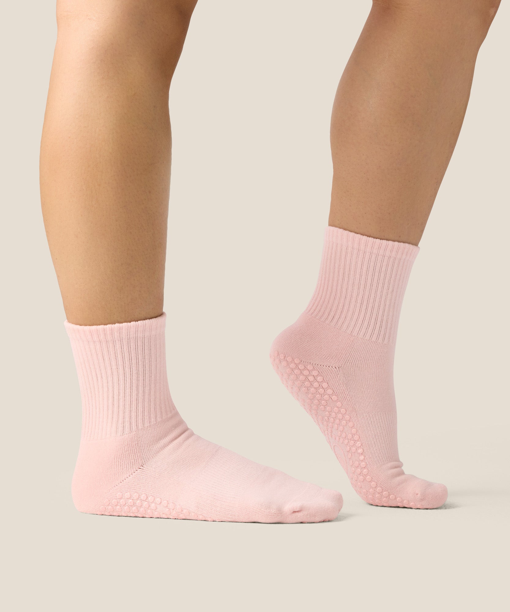 Crew Grip Socks - Sweet Pink