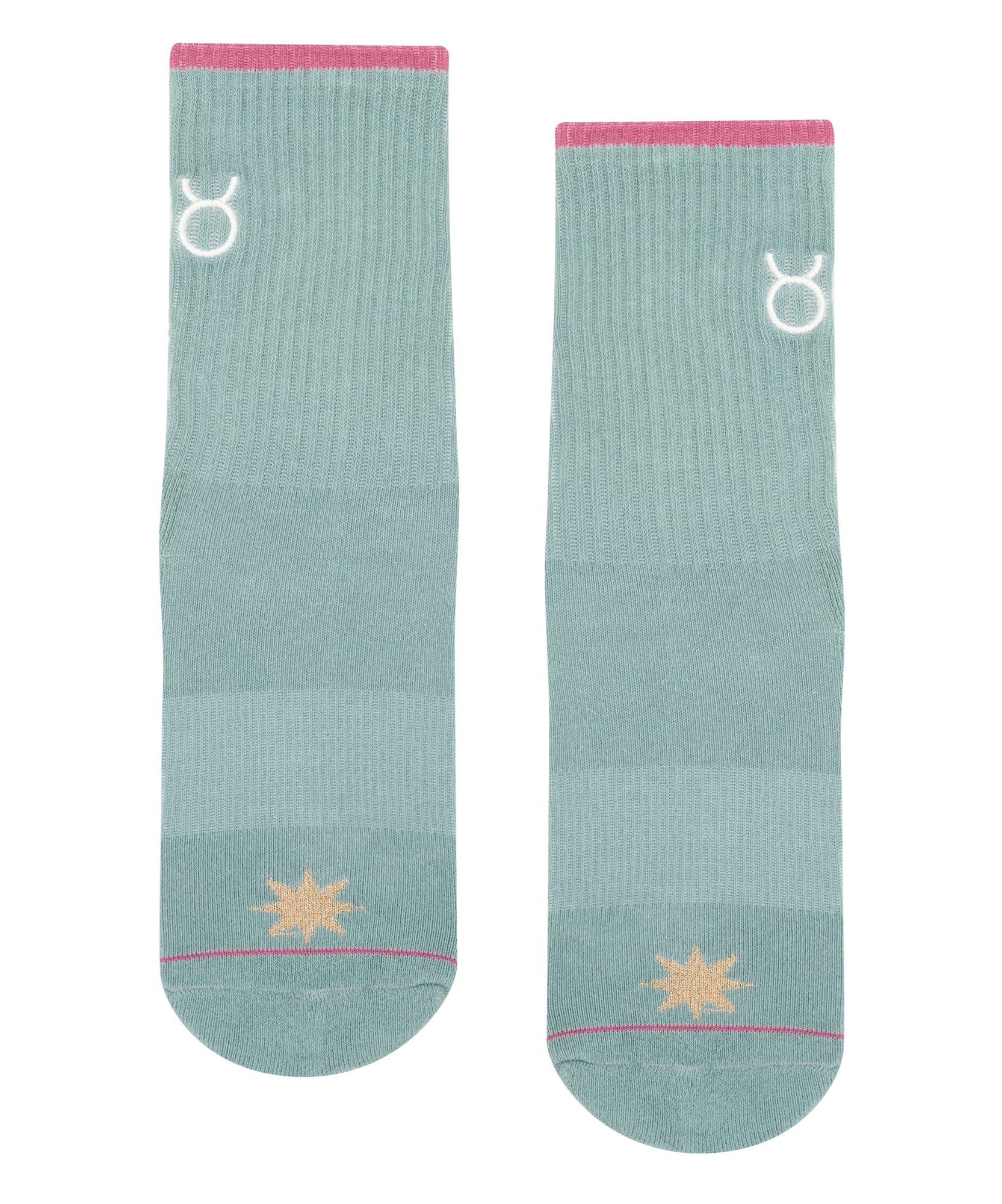 Crew Non Slip Grip Socks - Taurus.