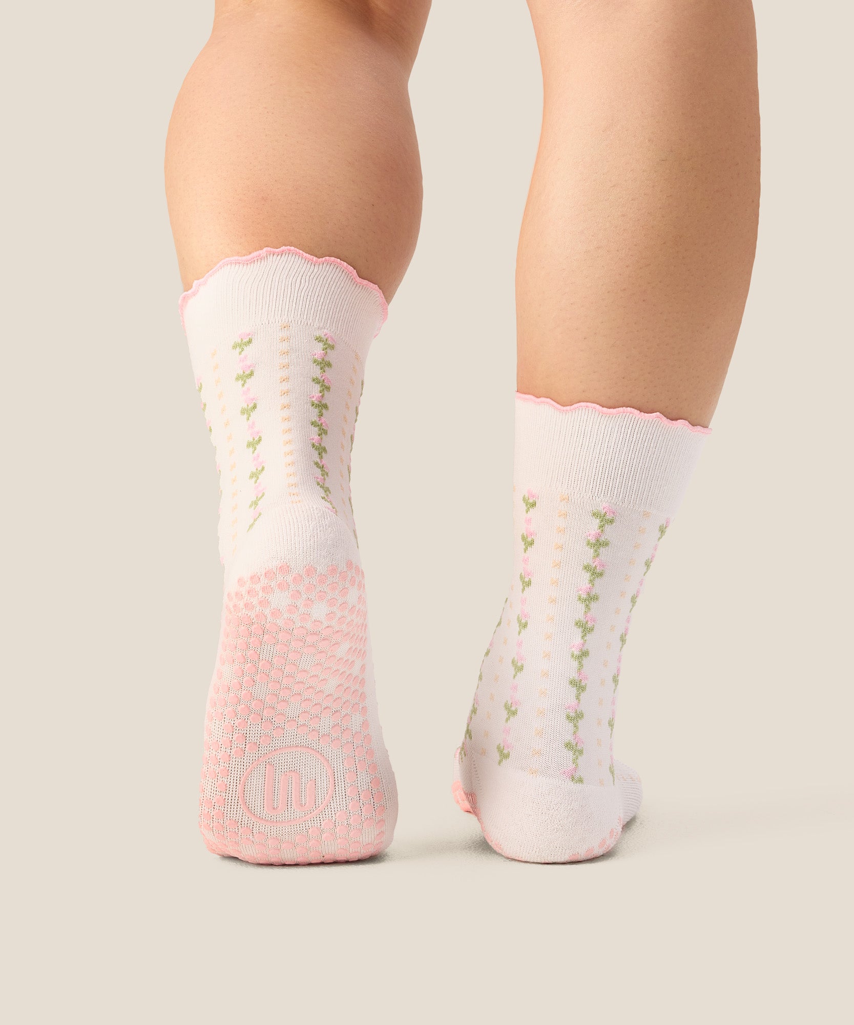 Crew Grip Socks - Wildflower Vine