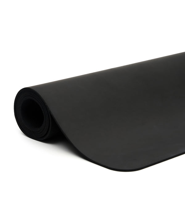 Vegan Leather Curved Studio Mat - Black 6mm