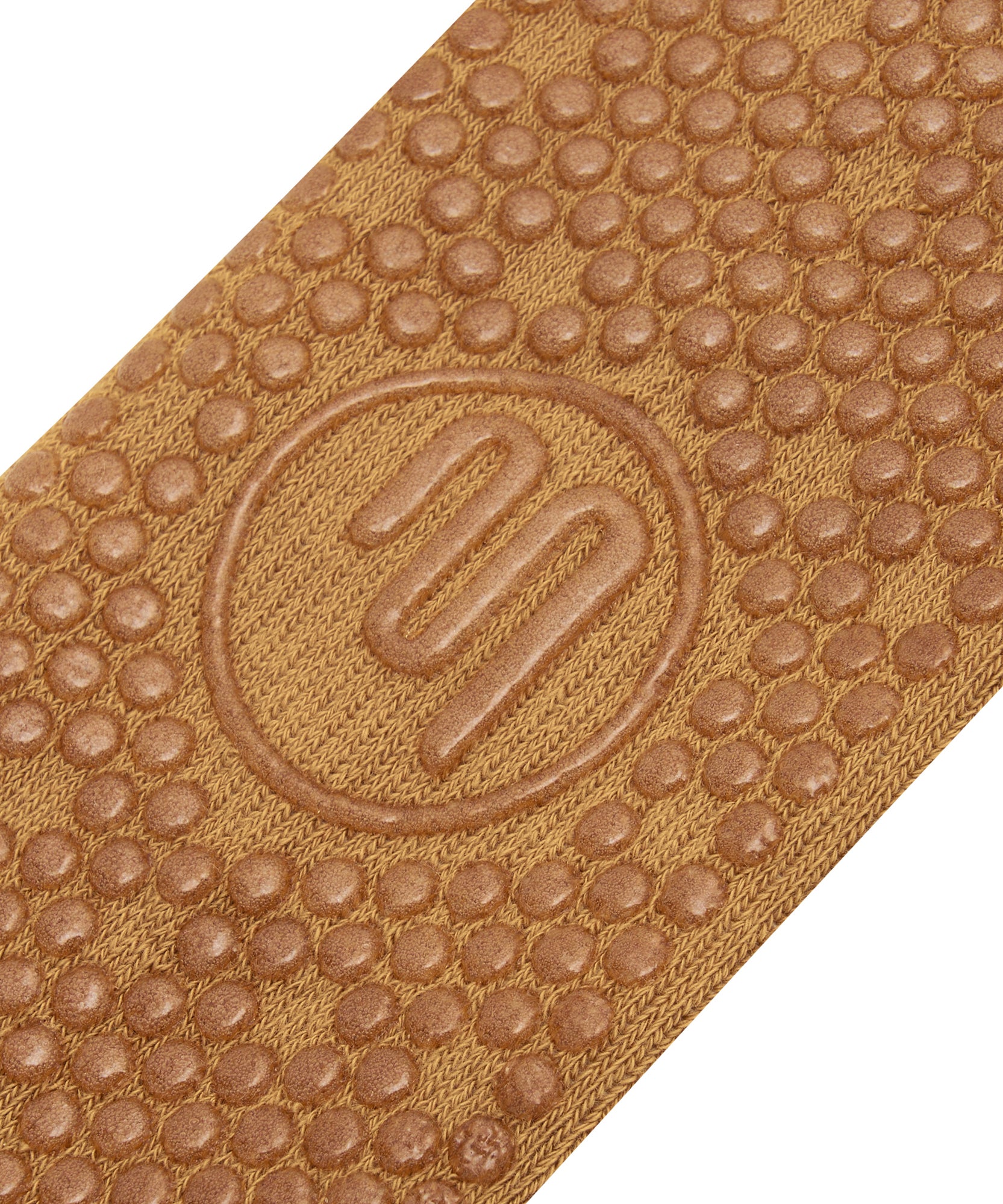 Crew Non Slip Grip Socks - Signature Camel