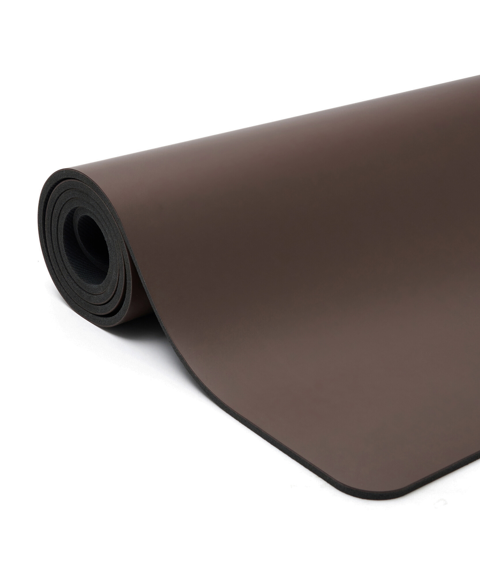 Vegan Leather Curved Studio Mat - Espresso