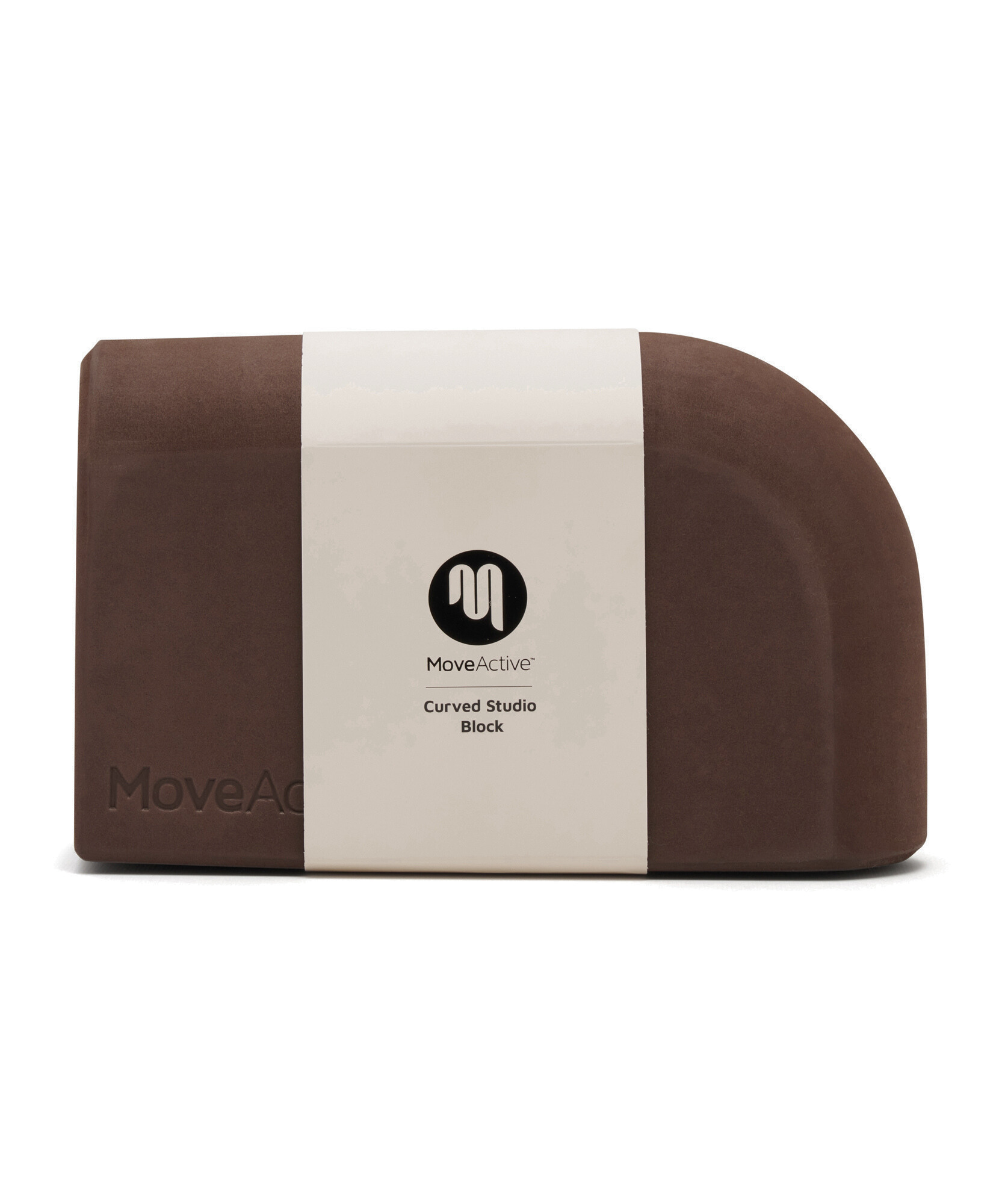 Curved Yoga Block - Espresso