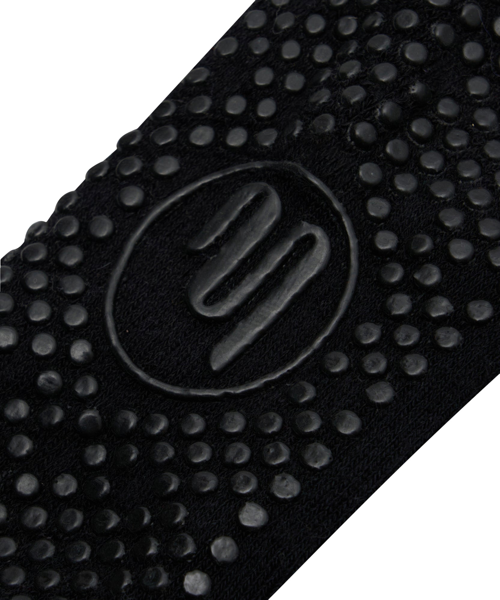 Crew Non Slip Grip Socks - Fluid Green & Black.