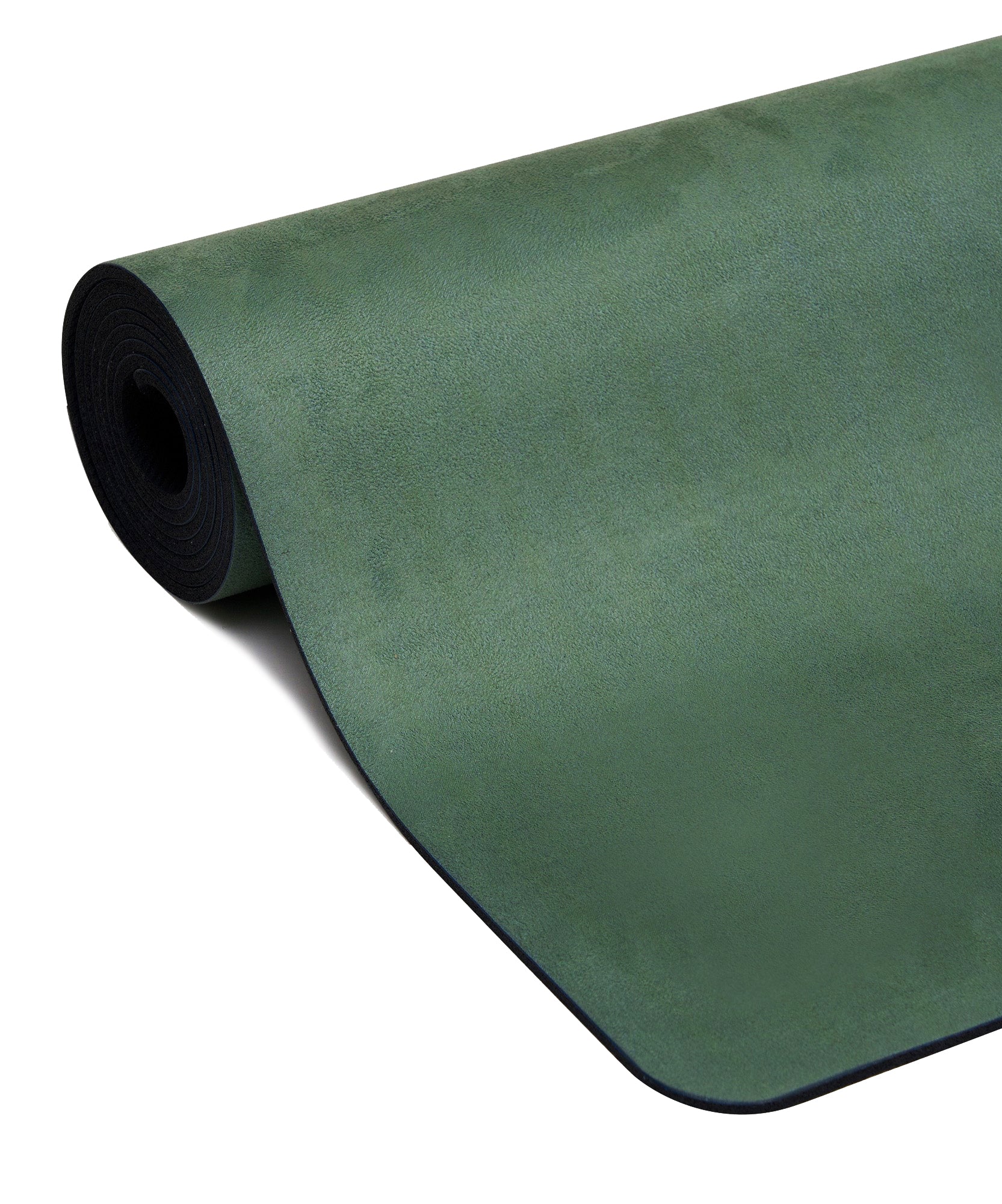 Luxe Recycled Yoga Mat - Forest Green.