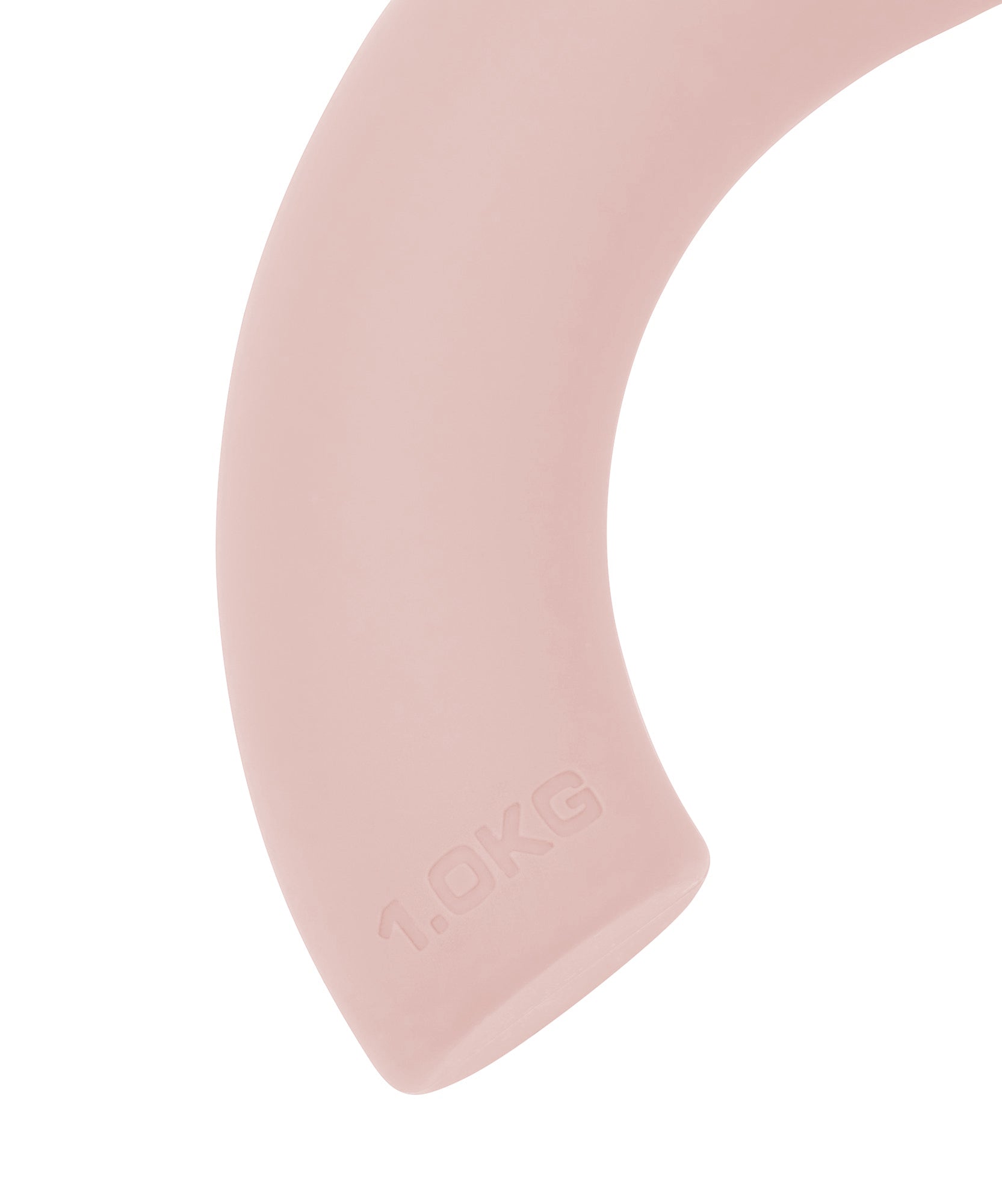 Curved Weight Bars - Soft Pink 1kg