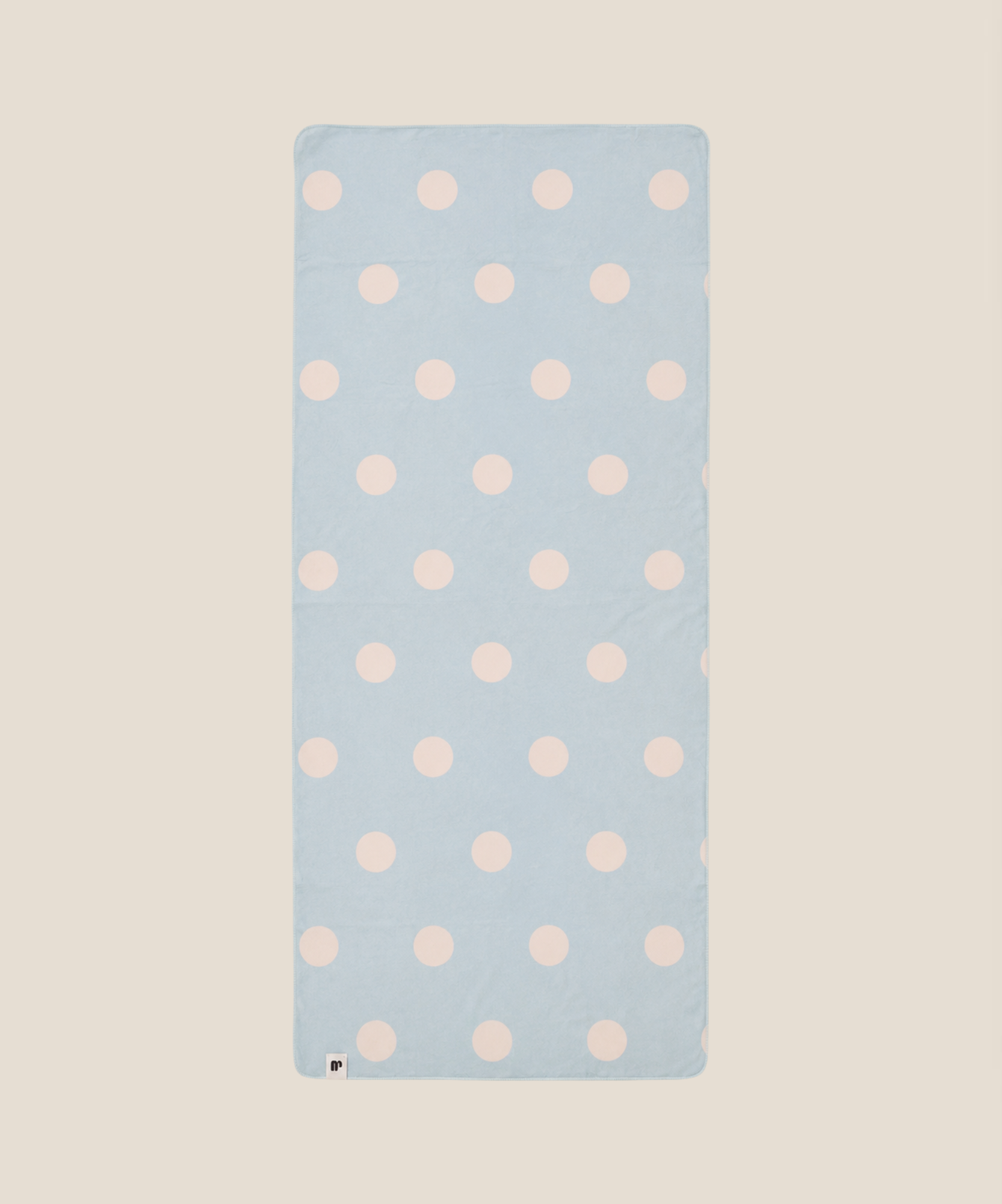 Mat Grip Towel - Polka Dot Baby Blue
