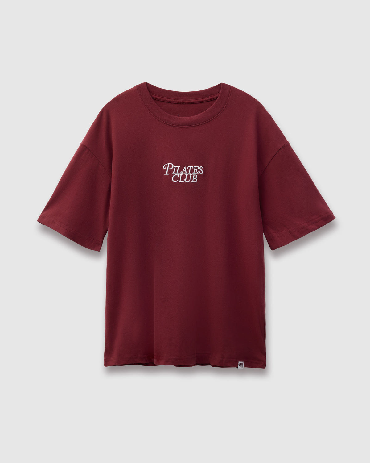 Pilates Club Tee - Cabernet