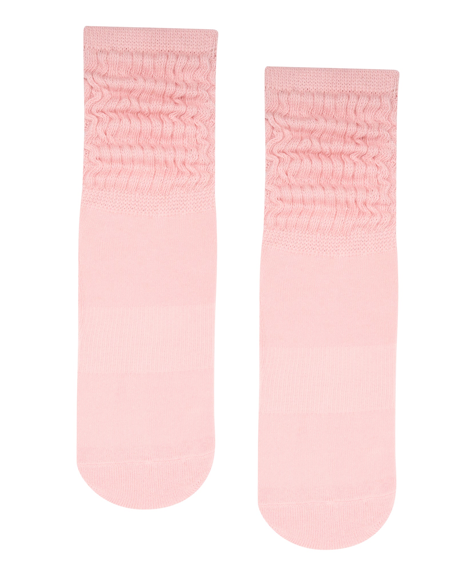 Scrunch Non Slip Grip Socks - Pink.