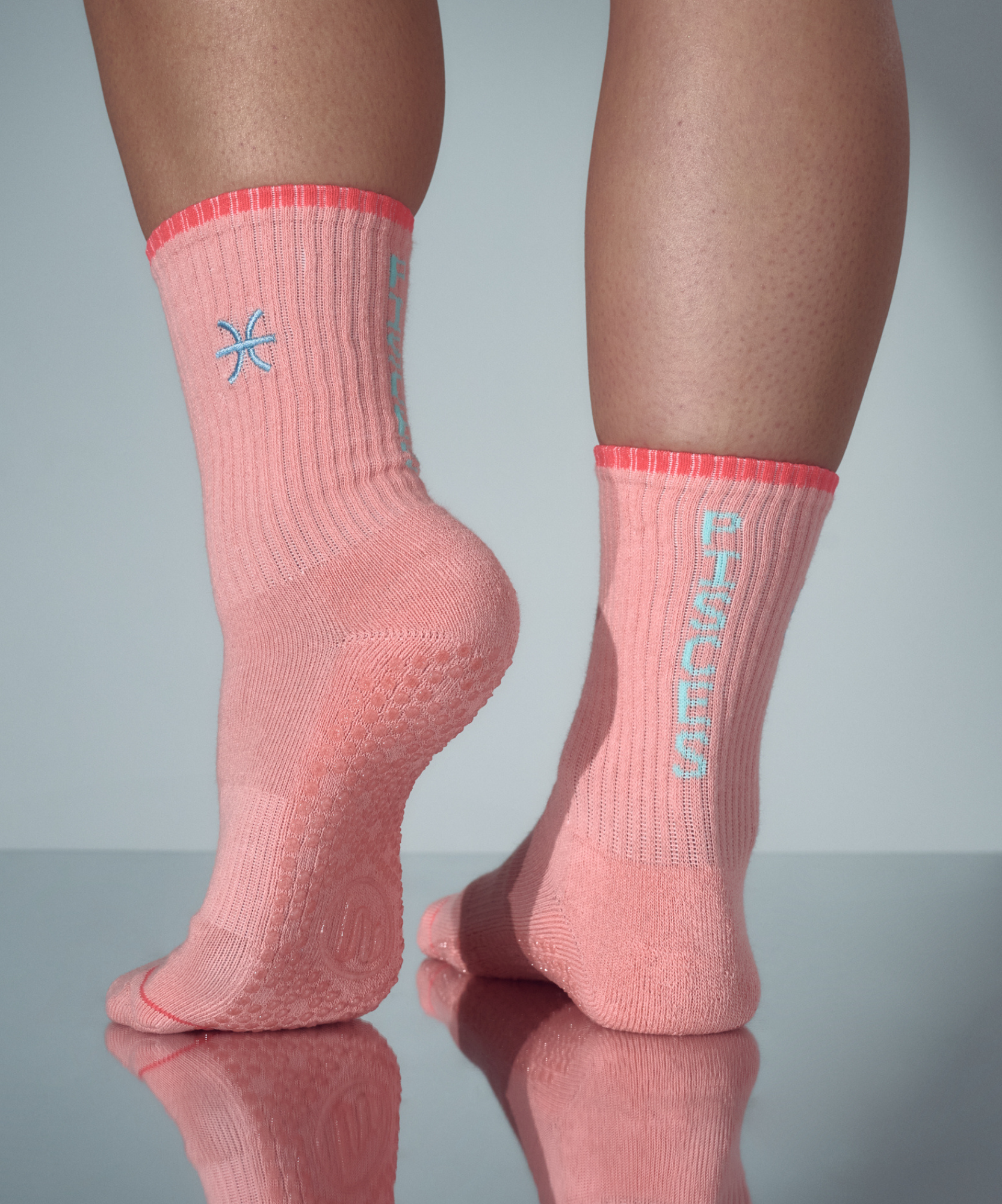 Crew Non Slip Grip Socks - Pisces