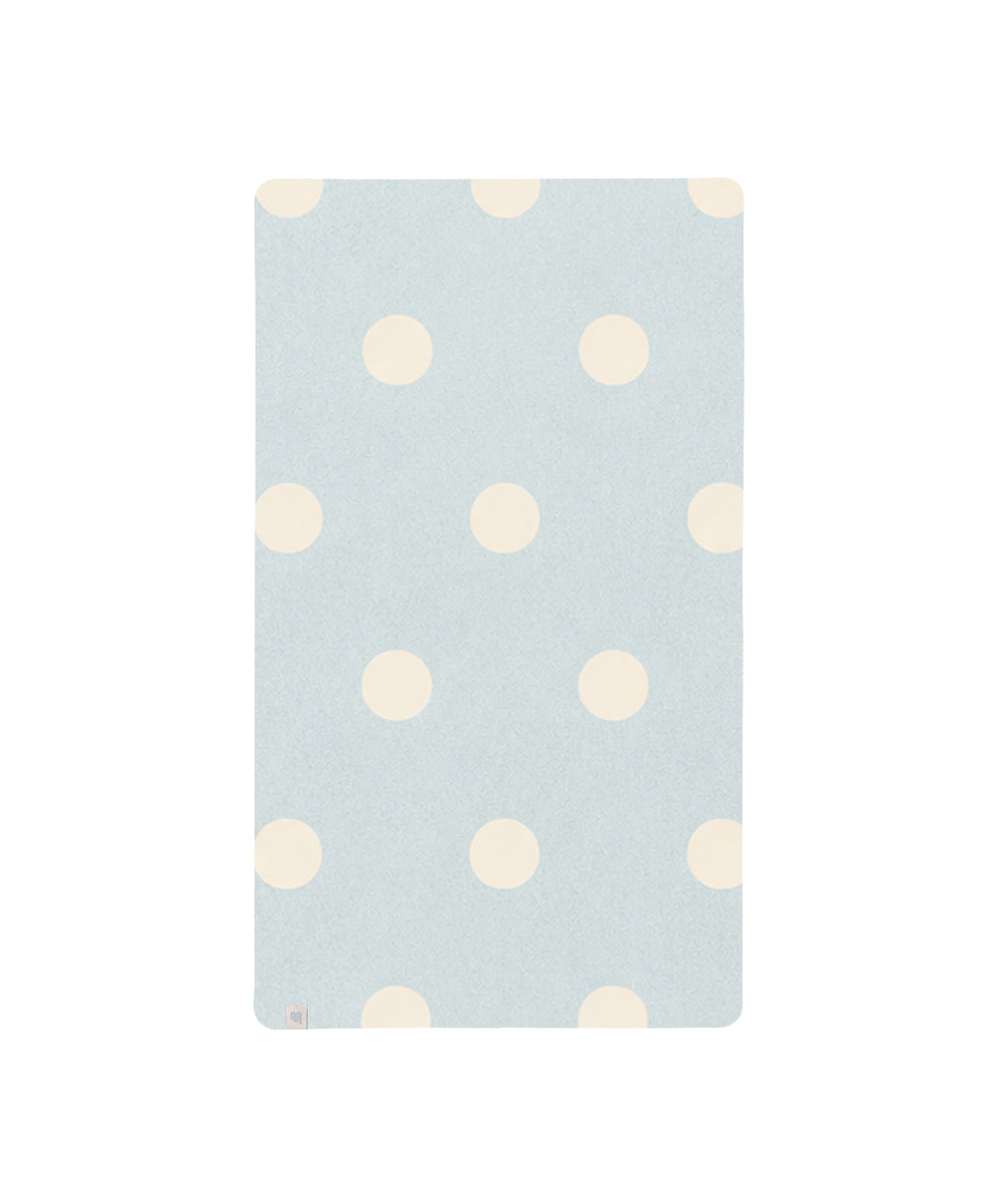 Workout Towel - Polka Dot Baby Blue