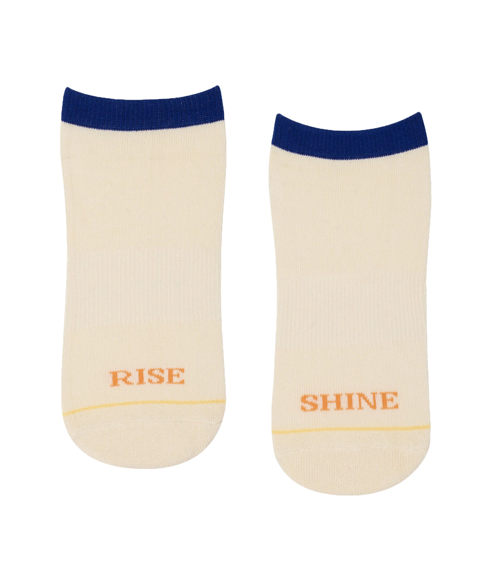 Classic Low Rise Grip Socks - Rise & Shine Vanilla.