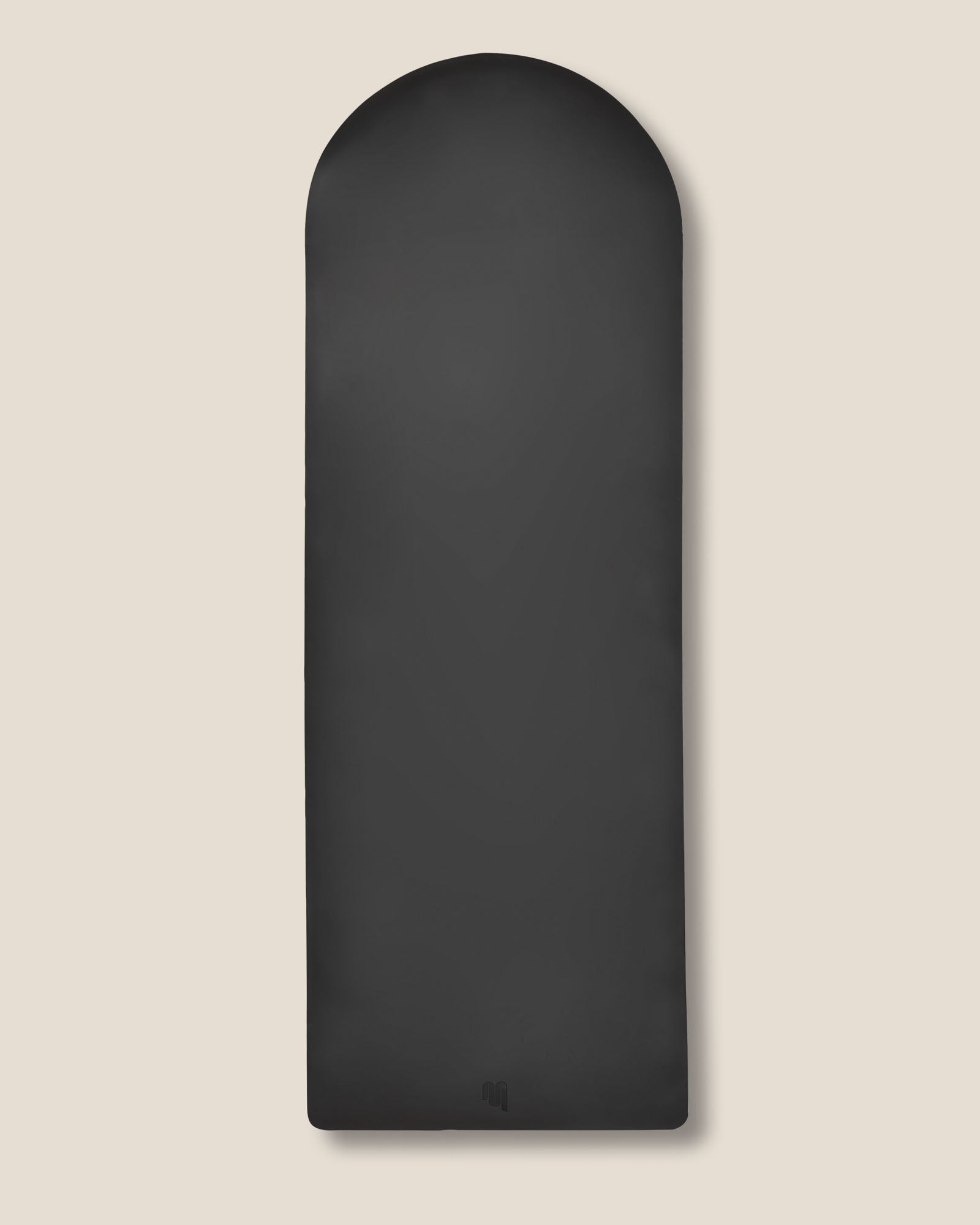 Lightweight Curved Yoga Mat - Black