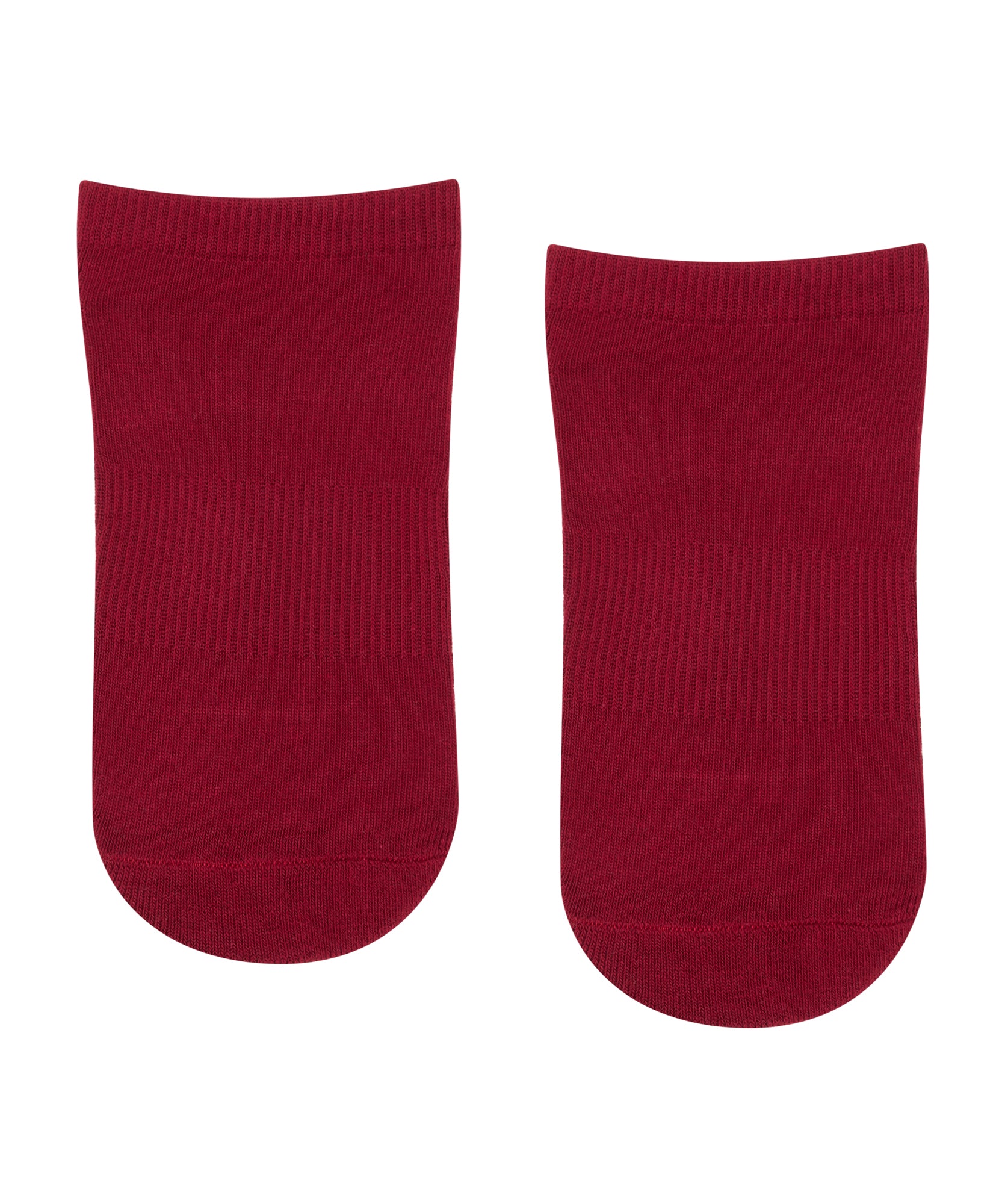 Classic Low Rise Grip Socks - Crimson