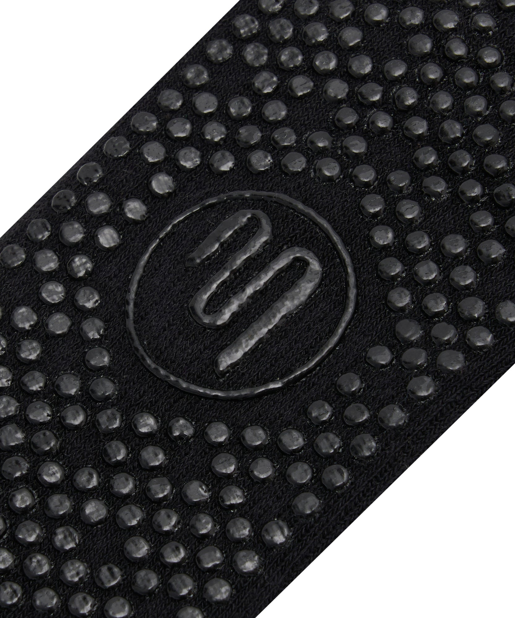 Crew Non Slip Grip Socks - Love Struck Black