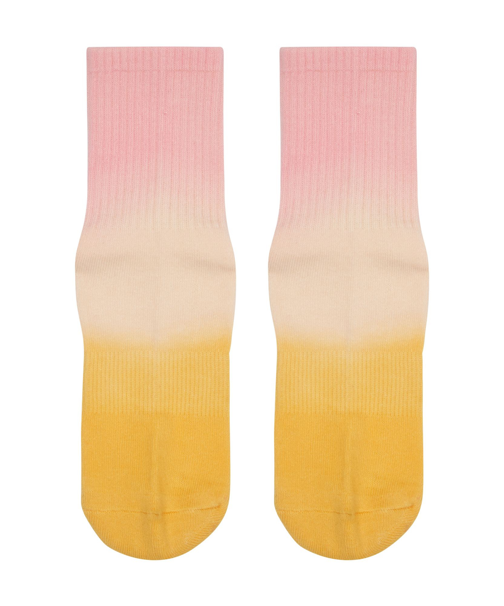 Crew Non Slip Grip Socks - Mimosa Sorbet Ombré.