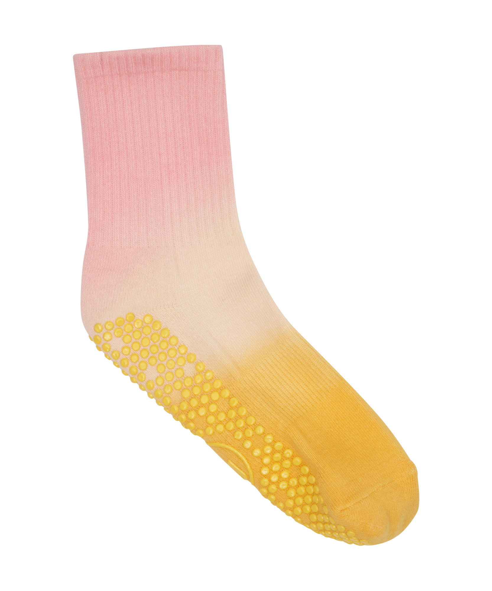 Crew Non Slip Grip Socks - Mimosa Sorbet Ombré.