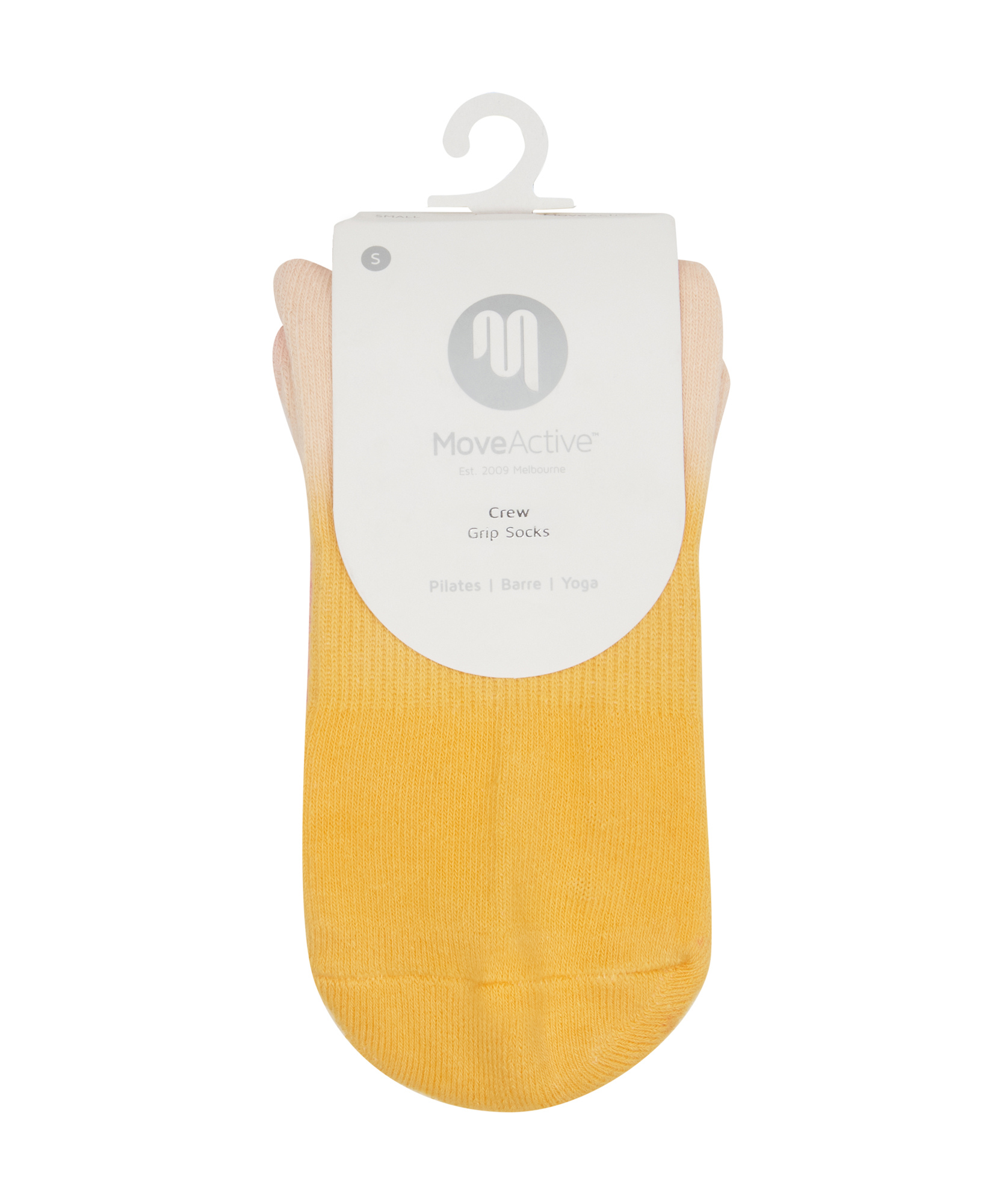 Crew Non Slip Grip Socks - Mimosa Sorbet Ombré.