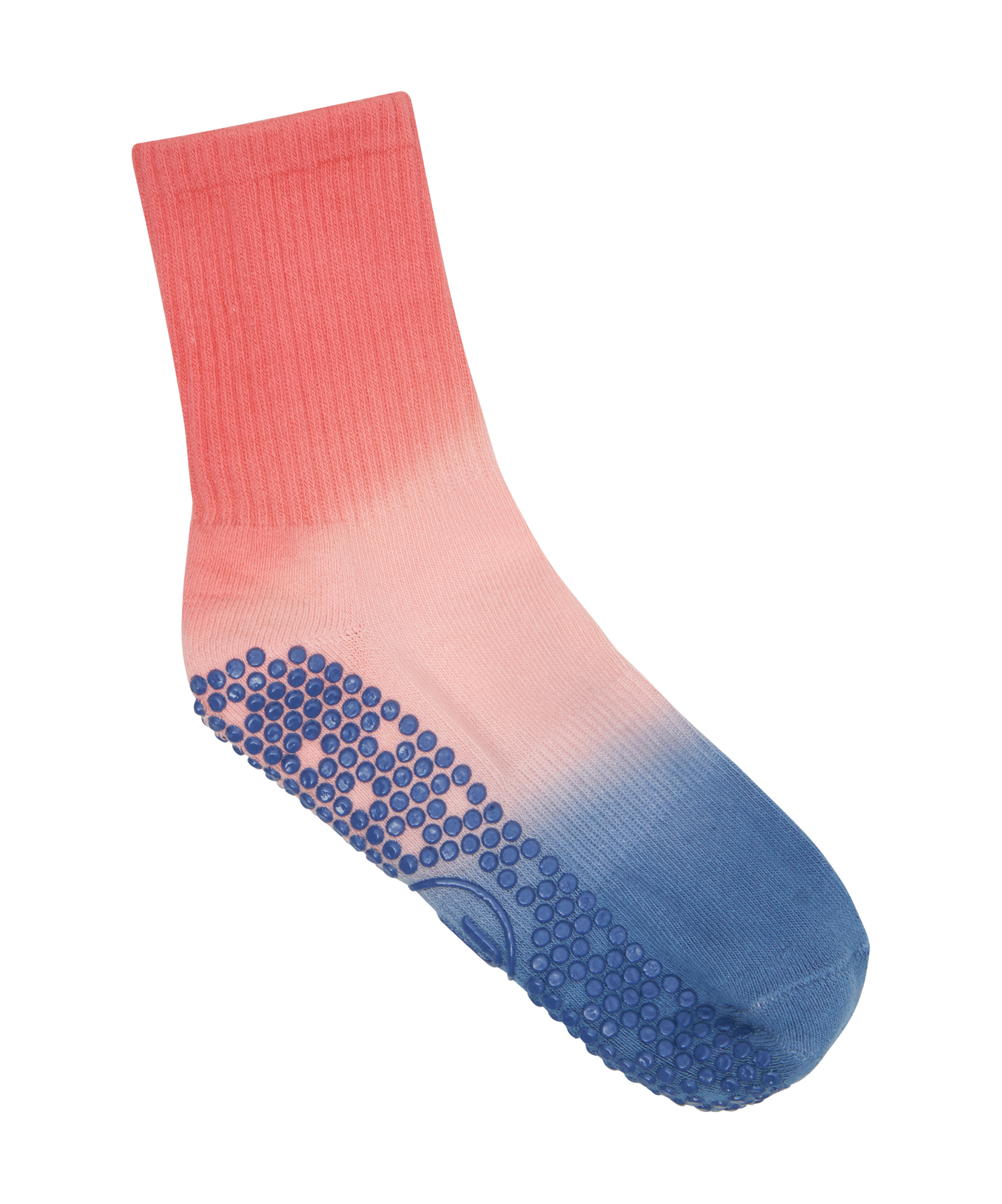 Crew Non Slip Grip Socks - Berry Sorbet Ombré.