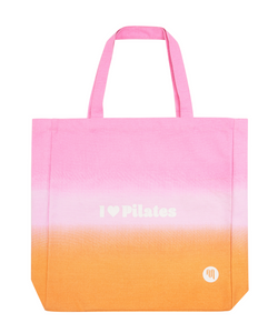 I Love Pilates Tote Bag - Ombré, a stylish and spacious bag perfect for carrying your workout essentials to and from the studio